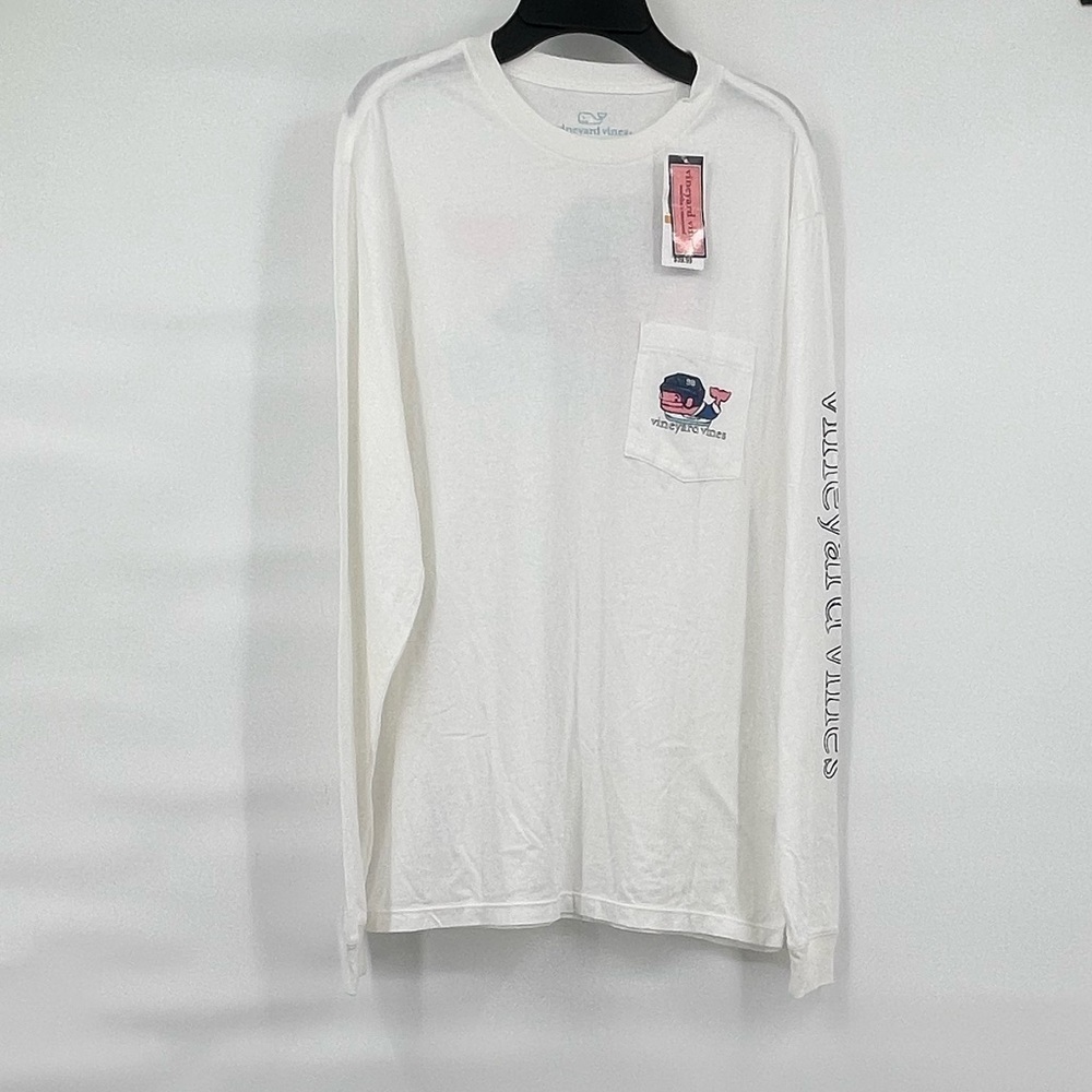 Vineyard vines nwt hockey whale long sleeve tee